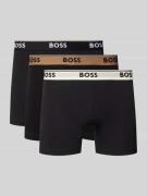 Boxershort met elastische band met logo in een set van 3 stuks