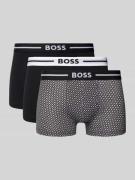 Boxershort met elastische band met logo in een set van 3 stuks