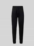 Slim fit sweatpants met elastische band