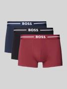 Boxershort met elastische band in een set van 3 stuks