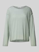 Gebreide pullover met extra brede schouders