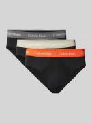 Slip met elastische band met label in een set van 3 stuks