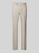 Slim fit pantalon met persplooien