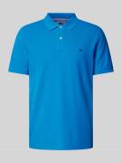 Regular fit poloshirt met labelstitching