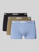 Boxershort met elastische band in een set van 3 stuks