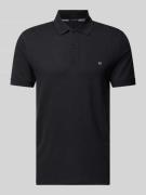 Poloshirt met labeldetail