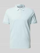 Poloshirt met labeldetail