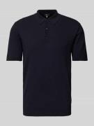 Slim fit poloshirt met knoopsluiting, model 'NUPE'