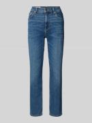 Regular fit jeans met verkort model