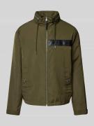 Windbreaker met opstaande kraag