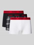 Boxershort met elastische band met logo in een set van 3 stuks