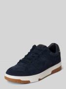 Sneakers met labeldetail, model 'BASKET'