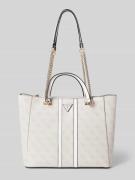 Tote bag met labelapplicatie, model 'NOREEN'