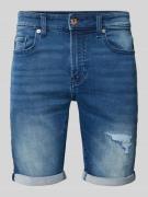 Korte regular fit jeans in 5-pocketmodel, model 'PLY'