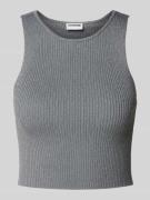 Korte tanktop met ronde hals, model 'KAYLA'