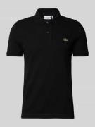 Slim fit poloshirt met labelbadge, model 'CORE'