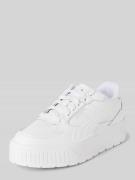 Sneakers met labeldetail