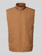 Bodywarmer met labelstitching