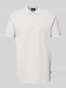 Regular fit poloshirt met labelstitching, model 'Ambrosio'