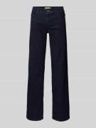 Wide leg jeans met steekzakken opzij, model 'TESS'