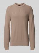 Gebreide pullover met ronde hals, model 'Klincru'