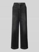 Wide leg jeans in 5-pocketmodel, model 'Palazzo'