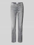 Straight fit jeans met siernaden, model 'PARLA SEAM'