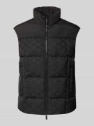 Bodywarmer met structuurmotief