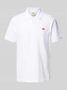 Regular fit poloshirt met labelpatch