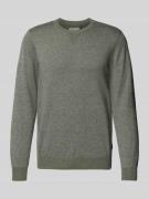 Gebreide pullover met ronde hals, model 'Bruton'