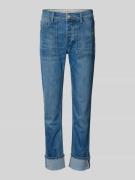 Boyfriend jeans met labeldetail, model 'NICA'