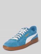 Leren sneakers met labeldetails, model 'Smash 3.0'