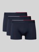 Boxershort met elastische band met logo in een set van 3 stuks