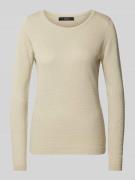 Regular fit gebreide pullover met ronde hals, model 'CARE STRUCTURE'