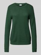 Gebreide pullover met structuurmotief, model 'Vidalo'