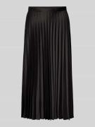 Midirok met plissévouwen, model 'Vlissa'