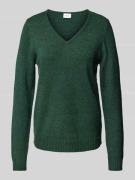 Gebreide pullover met ribboorden, model 'RIL'