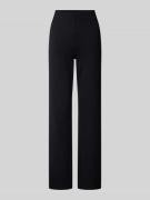 Flared stoffen broek met elastische band, model 'Parrin'