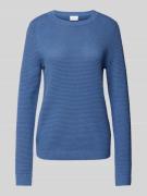 Gebreide pullover met structuurmotief, model 'Vidalo'