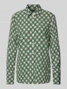 Blouse met all-over motiefprint