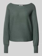 Gebreide pullover met boothals, model 'ADALINE'