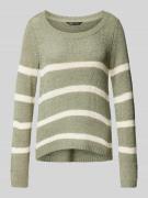 Gebreide pullover met ronde hals, model 'GEENA'