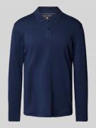 Regular fit poloshirt met lange mouwen