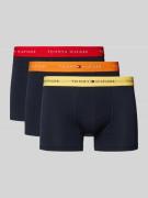 Boxershort met elastische band met logo in een set van 3 stuks