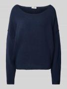 Gebreide pullover met ribboorden, model 'DAMSVILLE'