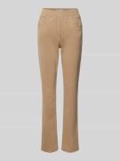 Slim fit broek met elastische band, model 'PAMINA FUN'