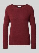 Gebreide pullover met ronde hals