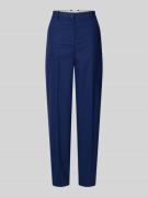 Straight leg pantalon met persplooien, model 'Tabitha'