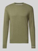 Gebreide pullover met ronde hals, model 'Andre'