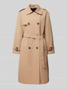 Trenchcoat met strikceintuur